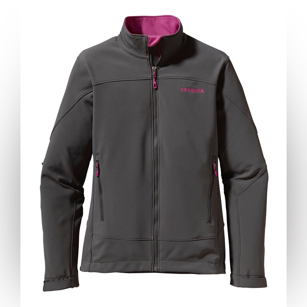 Patagonia Women’s Gray Soft-Shell Jacket Size XL - Picture 2 of 6